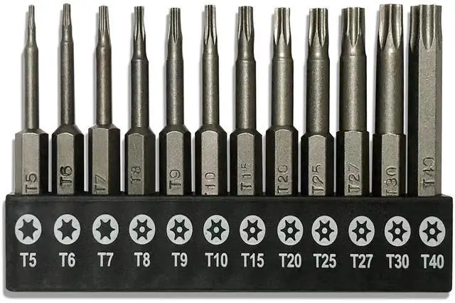 Main image of 12-Piece Security Bits Screwdriver Set Star Driver Bit (50mm)