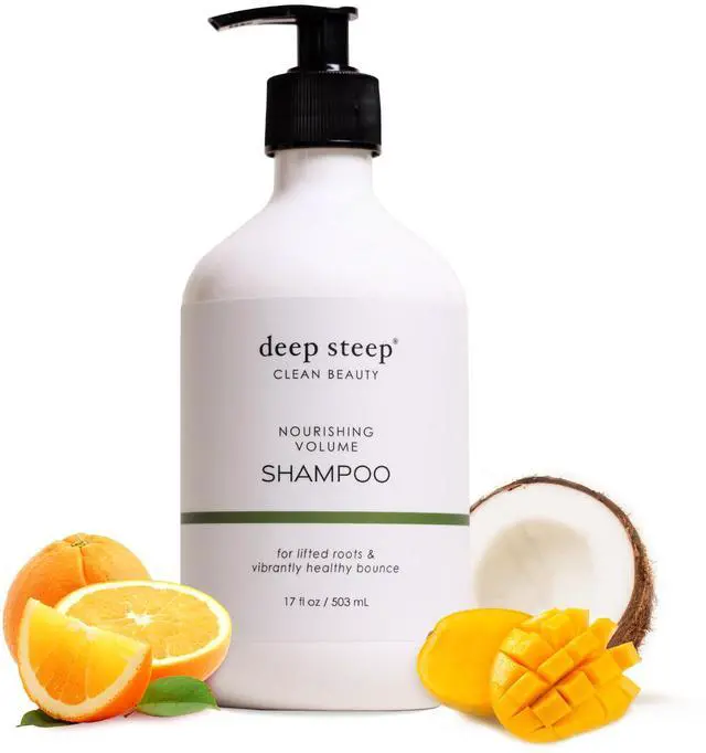 Main image of Nourishing Volume Shampoo, 17 oz Gentle Cleanser with Aloe, Lavender, Kelp, Rice Protein & Glycerin Sulfate-Free, Vegan, Clean Beauty Hair Care, Soft & Full Hair