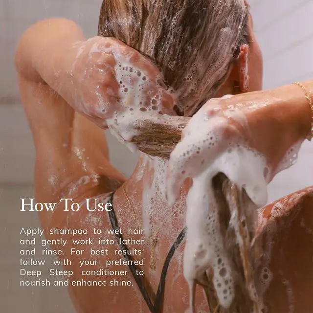 Alt view image 4 of 7 - Nourishing Volume Shampoo, 17 oz Gentle Cleanser with Aloe, Lavender, Kelp, Rice Protein & Glycerin Sulfate-Free, Vegan, Clean Beauty Hair Care, Soft & Full Hair
