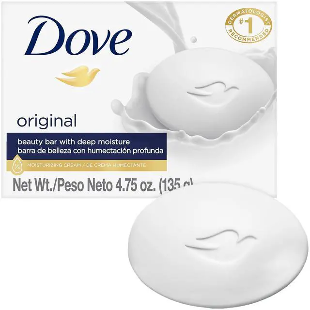Main image of Soap, Original Beauty Bar 3-in-1 Moisturizing Face, Body & Hand Soap, 4.75 Oz