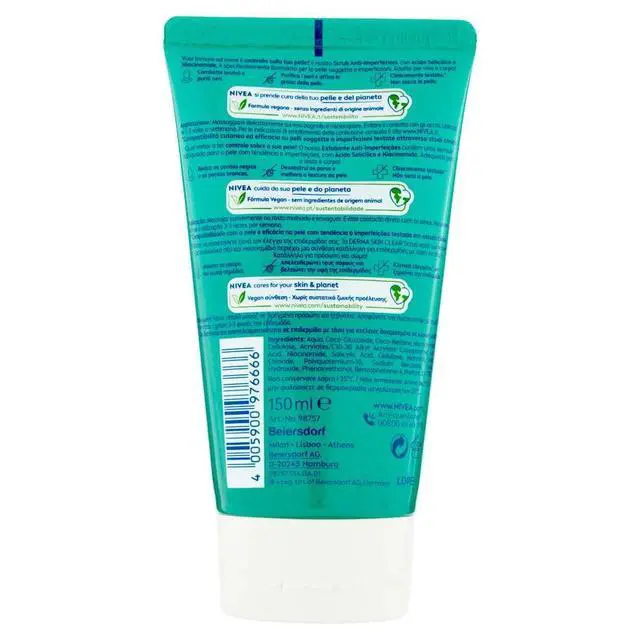 Alt view image 2 of 2 - Skin Clear Exfoliating Face & Body Scrub, Gentle Peeling with Fine Cleansing Particles, Daily Use Refreshing Cleanser for All Skin Types, 5.07Fl Oz