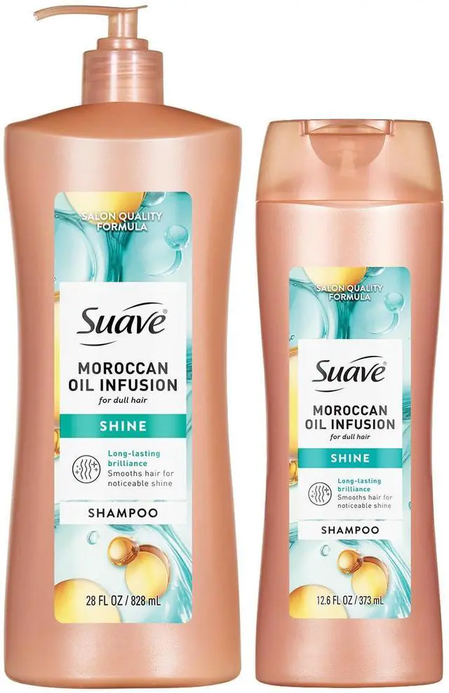 Main image of Oil Infusion Shine Shampoo 2-Size Bundle, Gentle Everyday Cleanser for Smooth, Shiny Hair