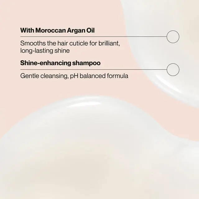 Alt view image 3 of 7 - Oil Infusion Shine Shampoo 2-Size Bundle, Gentle Everyday Cleanser for Smooth, Shiny Hair