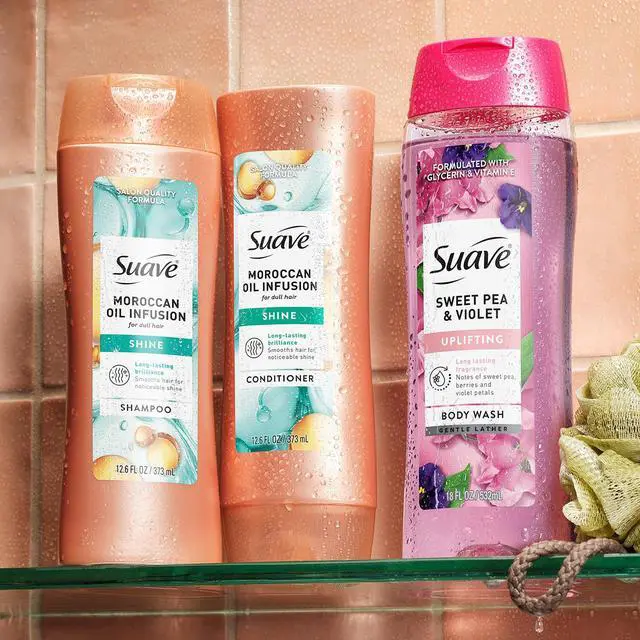 Alt view image 7 of 7 - Oil Infusion Shine Shampoo 2-Size Bundle, Gentle Everyday Cleanser for Smooth, Shiny Hair