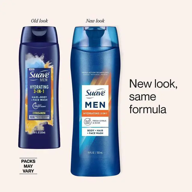 Alt view image 2 of 7 - 3-in-1 Variety 2-Pack Hydrating Hair, Body, Face Wash + Citrus Rush Daily Clean Shampoo, Conditioner & Bodywash