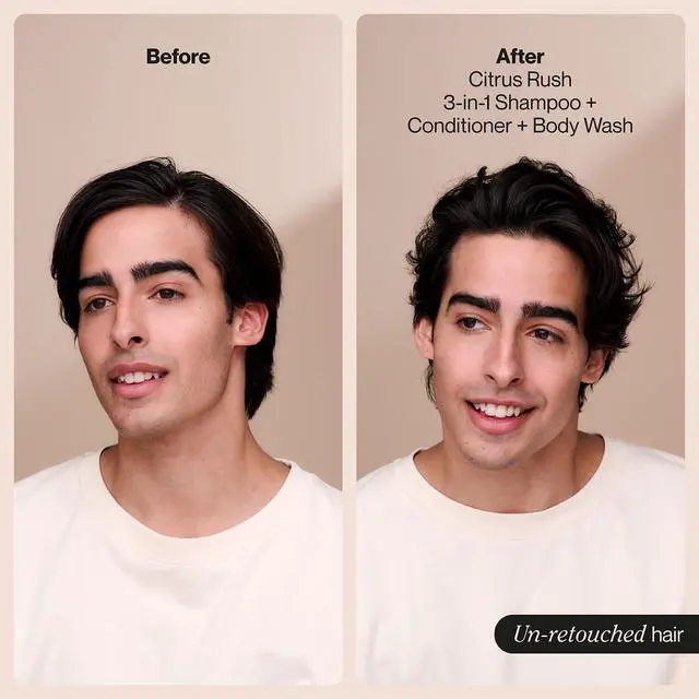 Alt view image 7 of 7 - 3-in-1 Variety 2-Pack Hydrating Hair, Body, Face Wash + Citrus Rush Daily Clean Shampoo, Conditioner & Bodywash