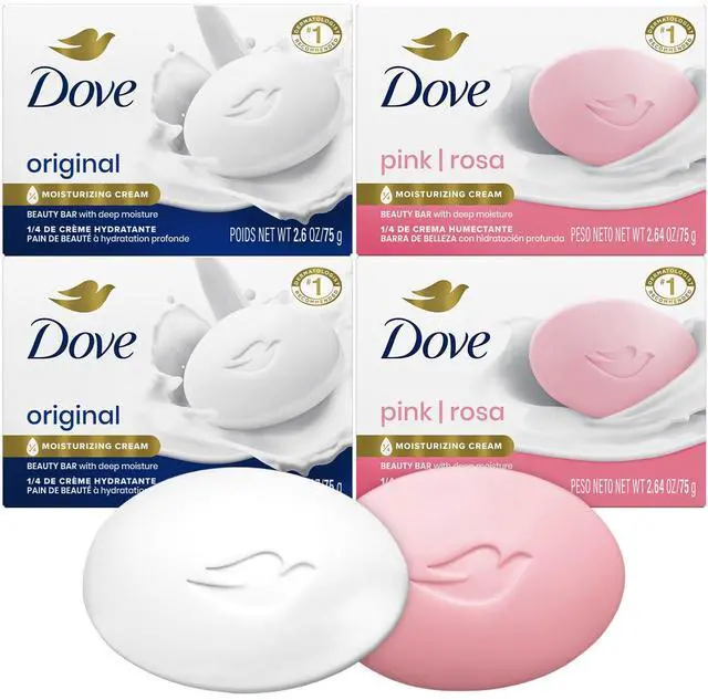 Main image of White Moisturizing Cream Beauty Bar Dove 3.75 oz (Pack of 3)