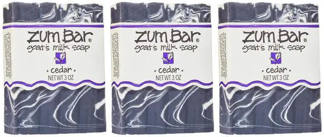 Main image of Goat's Milk Soap - Cedar - 3 oz (3 Pack) | Turns your shower into an aromatic ritual with nourishing goat's milk and essential oils