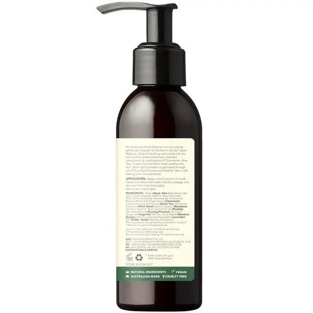 Alt view image 3 of 7 - Signature Facial Cleanser, Foaming Face Wash with Calming Chamomile, Aloe Vera, Green Tea & Witch Hazel, 4.23 Oz
