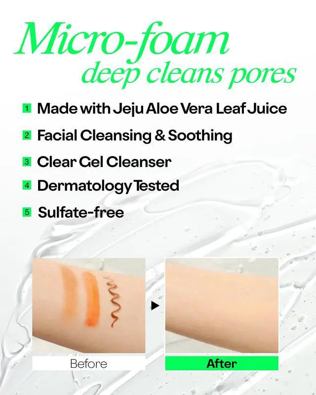 Alt view image 3 of 7 - Aloe Facial Cleansing Foam, 5.07 fl.oz.