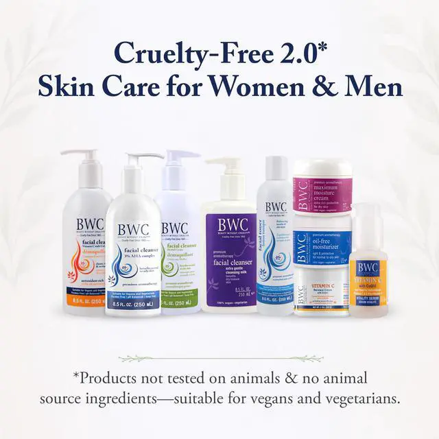 Alt view image 6 of 7 - Facial Cleanser, Herbal Cream Moisturizing Face Wash with Plant Oils, Essential Oils & Botanical Extracts + Cotton Round