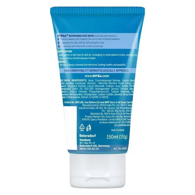 Alt view image 2 of 7 - Refreshing Face Wash | Normal Skin With Vitamin E | 150ml (5.07 Fl Oz)
