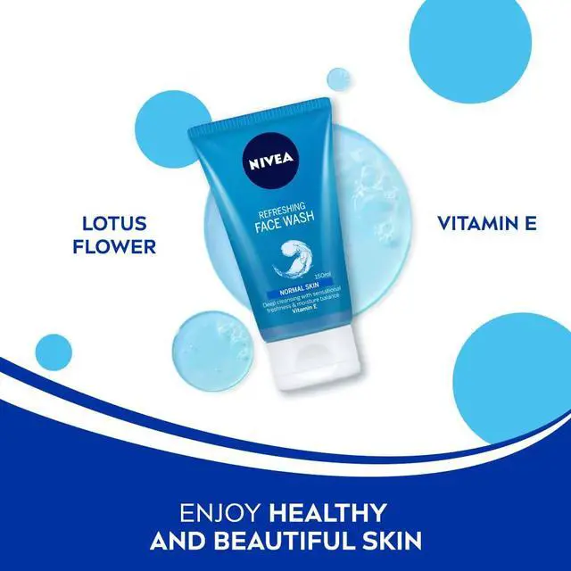 Alt view image 3 of 7 - Refreshing Face Wash | Normal Skin With Vitamin E | 150ml (5.07 Fl Oz)
