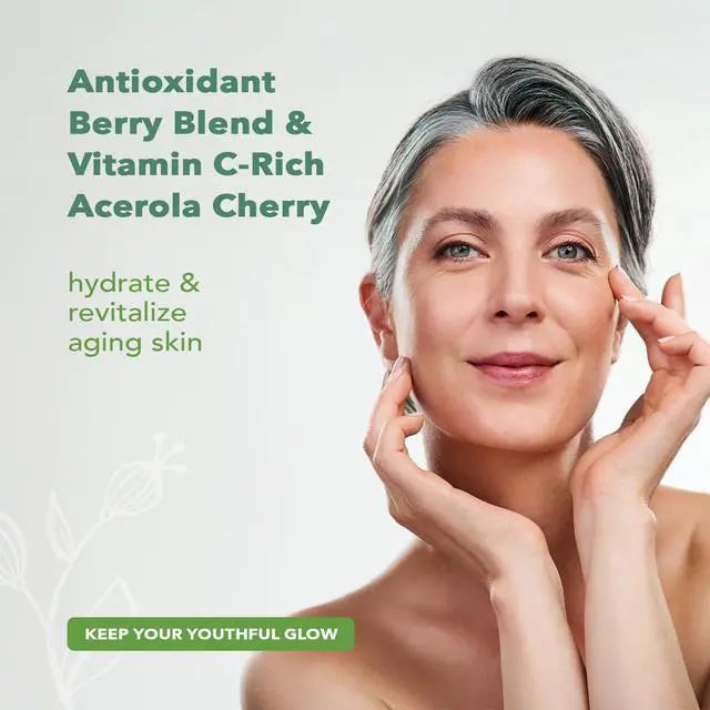 Alt view image 4 of 6 - Face Cleanser, Age Defense Bilberry & Arctic Berries Anti-Aging Face Wash with Aloe Vera + Washable Cotton Round