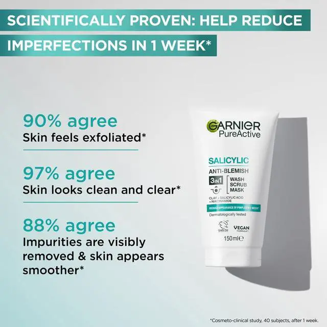 Alt view image 3 of 4 - Skin Naturals Pure 3in1 Wash+scrub+mask : 150ml.