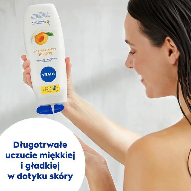 Alt view image 3 of 6 - Apricot & Apricot Seed Oil Nourishing Shower Gel for Women and Men, 500 ml Mild Daily Body Cleanser with Vitamins C & E, pH-Balanced Hydrating Formula for Smooth Skin