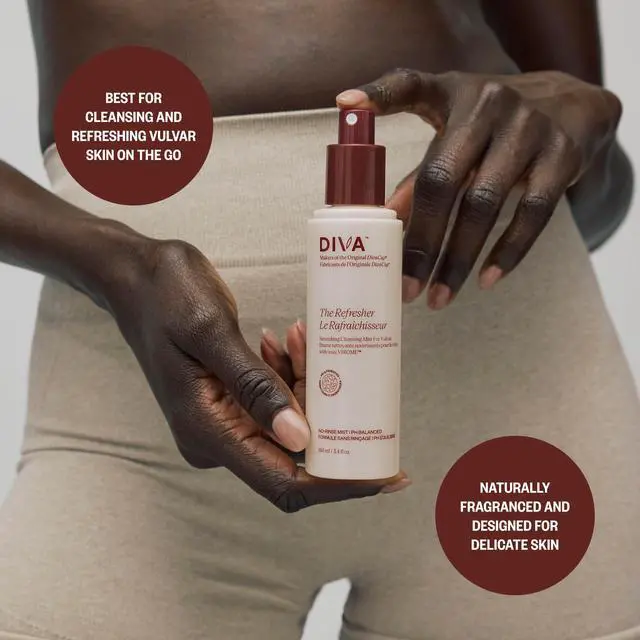 Alt view image 4 of 7 - Refresher, Fragrance-Free Spray Vulva Cleanser, 100 mL | Gentle, No-Rinse Plant-Based Refresher Spray to Lock in Moisture and Support a Healthier Vulvar Microbiome