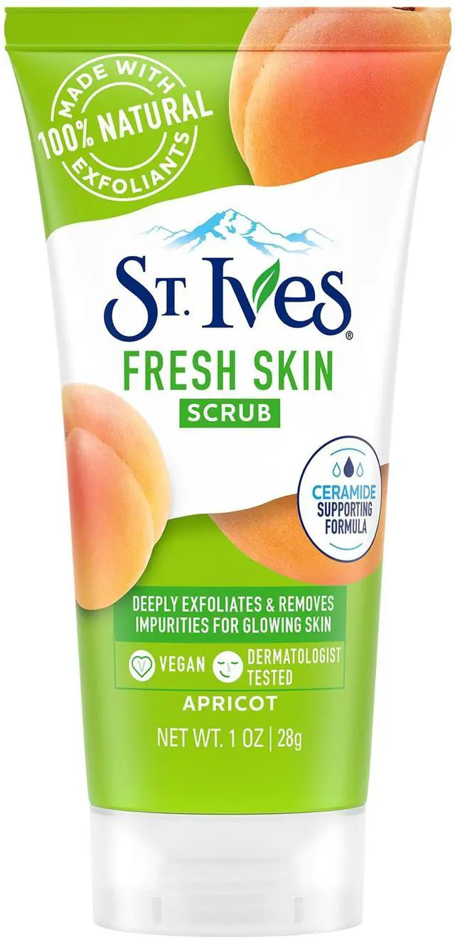 Main image of Apricot Scrub Exfoliant, Travel-Size Fresh Skin Exfoliating Apricot Facial Scrub, 1 Oz