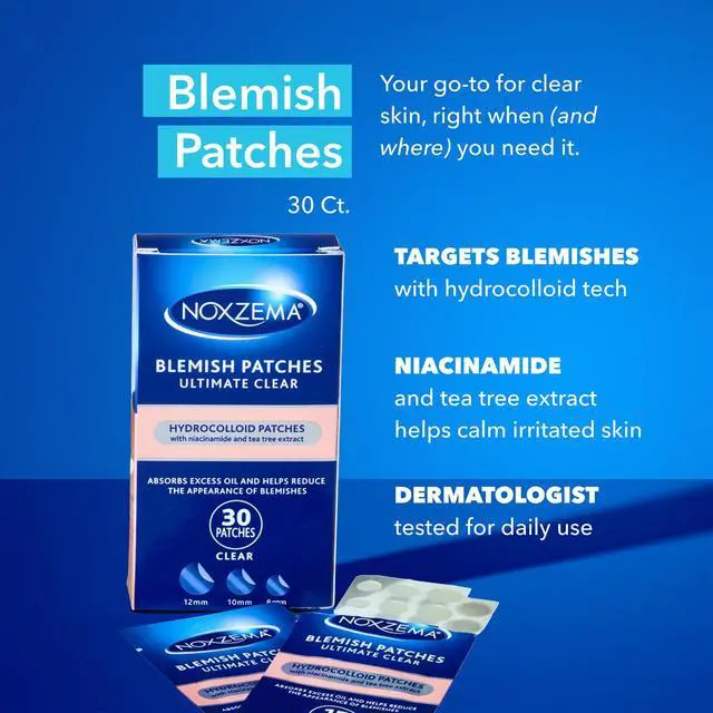 Alt view image 6 of 7 - Ultimate Clear Blemish Patches with Niacinamide and Tea Tree + Original Deep Cleansing Cream, Facial Cleanser