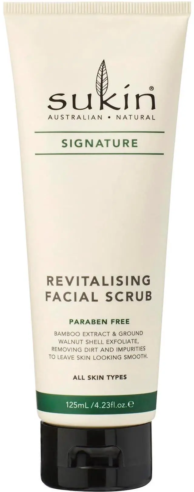 Main image of Organics Revitalizing Face Scrub, Hydrating Cream-Based Facial Exfoliator with Bamboo Extract & Walnut Shell Exfoliant, Cleansing & Soothing, Normal to Dry Skin Types, Paraben Free, 4.23 Fl Oz