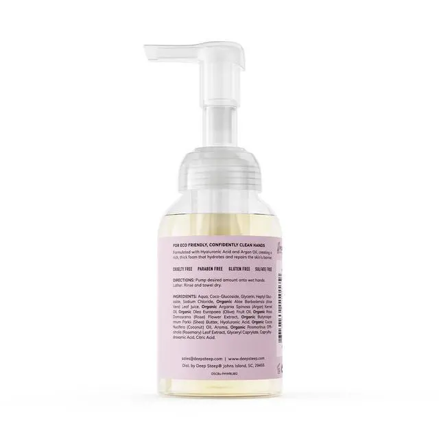 Alt view image 2 of 7 - Foaming Hand Wash, Lilac Blossom, 8 oz Gentle Cleanser with Aloe, Argan Oil, Shea Butter & Hyaluronic Acid Vegan, Clean Beauty, Soft & Hydrated Hands