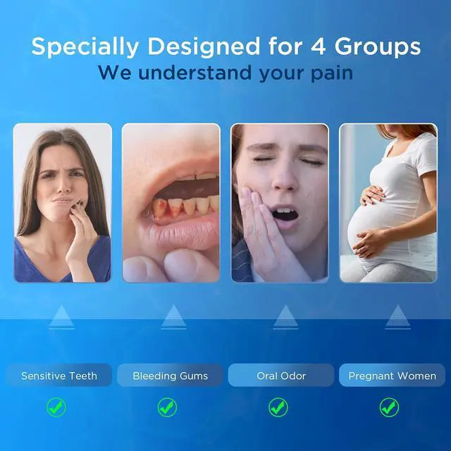 Alt view image 7 of 7 - Extra Soft Toothbrush for Sensitive Gums, Wide Head Soft Bristle Toothbrush with 10000 Flossing Micro Nano Bristles for Adults, Pregnant Women, Elderly, Braces(6 Colors Set)