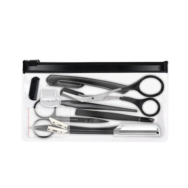 Alt view image 7 of 7 - Eyebrow Kit, Multipurpose Dermaplaning Tool Face kits | Eyebrow Razor Eyebrow Tool Kit for Women Girl, Men for Eyebrow Grooming Set (11 in 1)