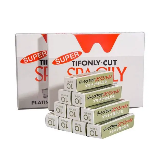 Alt view image 4 of 7 - 100pcs Safety Razor Blades, Single Edge Barber Razor for Men and Women