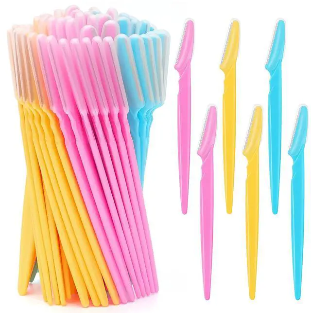 Main image of Eyebrow Razors Bulk Face Razor Multipurpose Facial Razor Dermaplaning Tools for Women Men Eyebrow Trimmers Shaver with Protective Cover Hair Removal Tools Multicolor 18 Pcs