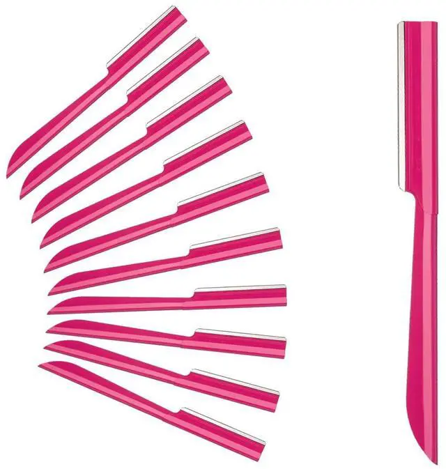 Main image of 10Pcs Face Razor for Women Exfoliating Dermaplaning Tool, Dermaplane Razor Peach Fuzz Removal, Eyebrow Shaper Trimmer Facial Shaver Help Exfoliate and Smooth the Skin