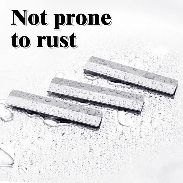 Alt view image 3 of 7 - Straight Razor Blades, 40 Pcs Stainless Steel Brow Razor Single Edge Disposable Safety Eyebrow Trimmer Facial Hair Removers Shaving Tools Blade Refills for Men and Women