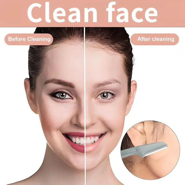 Alt view image 2 of 6 - Dermaplaning Razors Tool for Women Face,3 PCS Eyebrow Razor | Facial Hair Removal for Women
