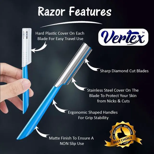 Alt view image 3 of 5 - Beard Shaping Razor Tool Mustache Straight Edge Travel Razors Stainless Steel For Eyebrow Grooming Kit Trimmer Blade For Men Bag Use After Black Color Dye Balm Oil Wash Replacement Disposable Clippers