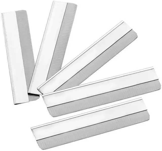 Main image of Straight Razor Blades, 50 Pcs Stainless Steel Brow Razor Single Edge Disposable Safety Razors Blades Eyebrow Trimmer Facial Hair Removers Shaving Tools for Men and Women