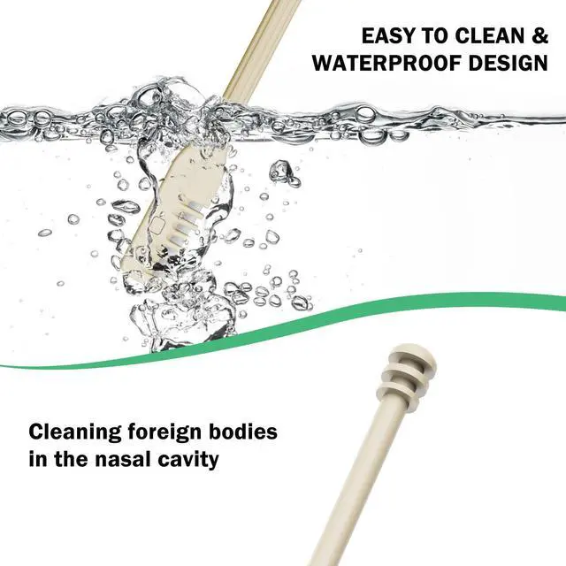 Alt view image 6 of 7 - Manual Nose Hair Trimmer (Pack of 3) - Rotating Nasal Hair Razor Cutter with Ear Picker for Women and Men - Portable Nostril Hair Remover Tools