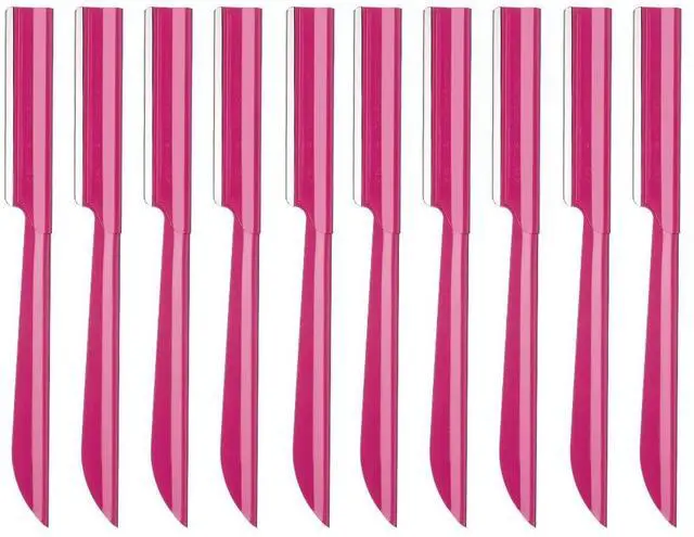 Main image of Eyebrow Trimmer, Completely Stainless Steel Eyebrow Razor Shaper for Men and Women, Grooming Shavers(10 pcs/box)