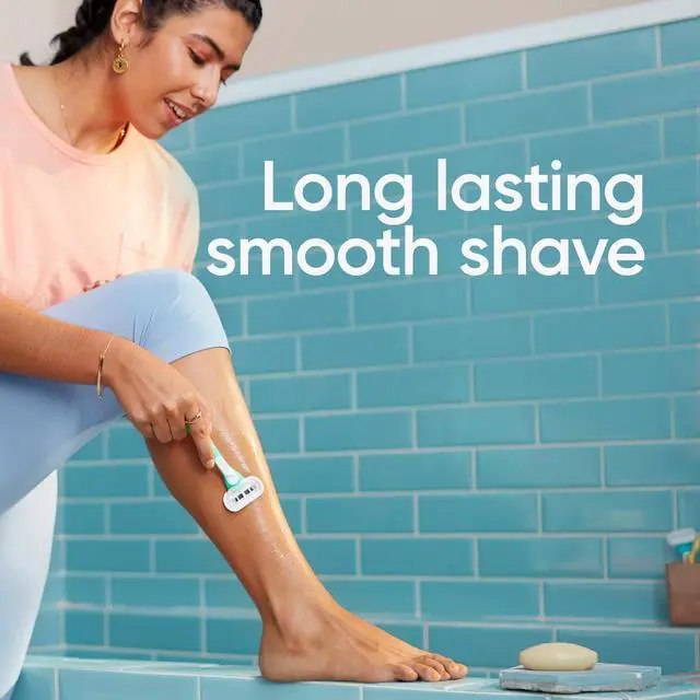 Alt view image 2 of 7 - Extra Smooth Sensitive Disposable Razors for Women with Sensitive Skin, 2 Count