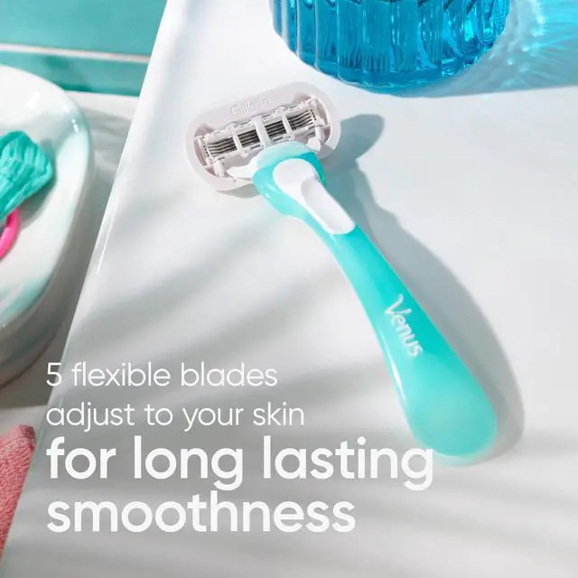 Alt view image 3 of 7 - Extra Smooth Sensitive Disposable Razors for Women with Sensitive Skin, 2 Count