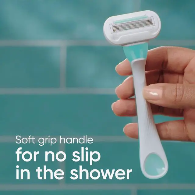 Alt view image 6 of 7 - Extra Smooth Sensitive Disposable Razors for Women with Sensitive Skin, 2 Count