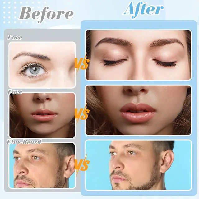 Alt view image 3 of 7 - 16 Count Dermaplane Razor for Women Face, Micro Blades | Professional Clear Face Razors for Peach Fuzz, Eyebrow Hair Remover, 12 Long and 4 Short Gentle Skin Exfoliation Blades