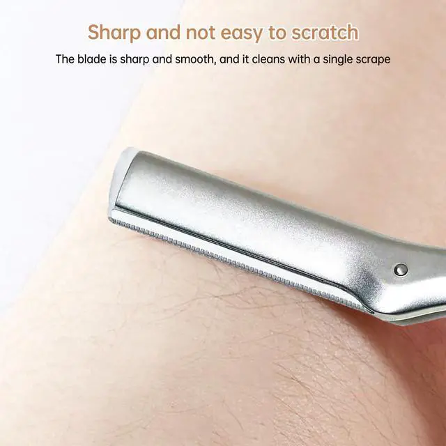 Alt view image 4 of 5 - Facial Razor Replacement Blades Designed for compatibility with Tweezerman facial razors. Pack of 10 (No handle included)