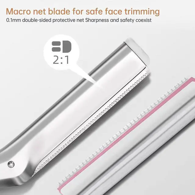 Alt view image 5 of 5 - Facial Razor Replacement Blades Designed for compatibility with Tweezerman facial razors. Pack of 10 (No handle included)