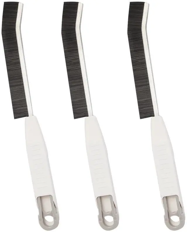 Main image of Crevice Cleaning Brush Hard Bristled, Grout Cleaner Brush, Multifunctional Thin Gap Scrub Brush, Bathroom Cleaner Tools for Household Use, Kitchen, Window, Toilet, Grout, Faucets(3PCS Frtosted White)