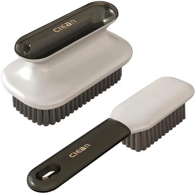 Main image of Laundry Stain Brush Household Scrub Brush Laundry Brush for Stain Removal | 2 Pack Soft Bristle Brush Stain Brush for Clothes Scrubbing Bathroom Cleaning Brush, Easy to Hold