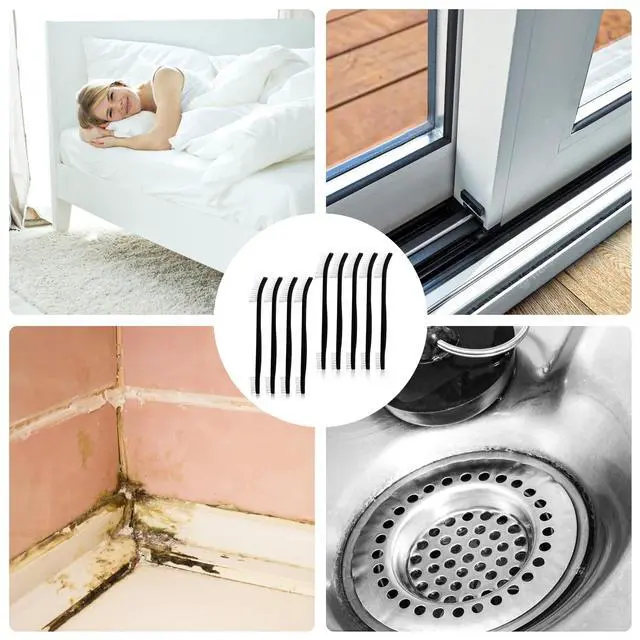 Alt view image 4 of 7 - 9Pcs Double-Ended Cleaning Brushes Set Nylon All Purpose Clean Brush Small Detailing Crevice Brush Mini Stiff Bristles Brushes for Kitchen Sink Bathroom Gaps Corner Small Space