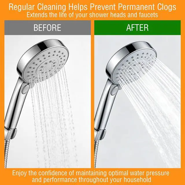 Alt view image 3 of 7 - 20PCS Shower Head Cleaner Picks,Shower Head Cleaning Brush Tool | Small Hole Gap Hole Anti-Clogging,Shower Cleaner Picks Fitting Nozzle Unclogger for Household Bathroom Shower Cleaning Brush