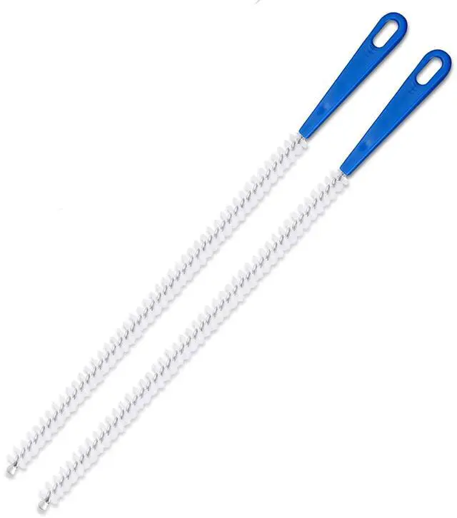 Main image of Drain Cleaning Brush 2pack,Clog Remover 23.6inch,Drain Hair Remover Tool | Pipe Brush Cleaner with Nylon Bristles, Sink Drain Cleaner for Toilet, Kitchen Sink, Bathroom Tub, Shower,Sewer Drain