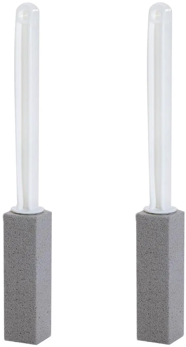 Main image of 2 Packs Pumice Cleaning Stone with Extra Long Handle, Pumice Stone for Toilet Bowl Cleaning for Cleaning Toilets, Bathtubs, Grills, Swimming Pools, Sinks