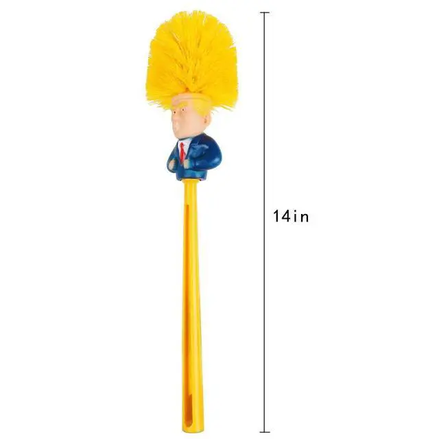 Alt view image 2 of 6 - Funny Toilet Brush,Prank Toilet Brush Cleaner, Funny Toilet Scubber,Make Toilet Great Again, Commander in Crap (Thumb Up Toilet Brush)