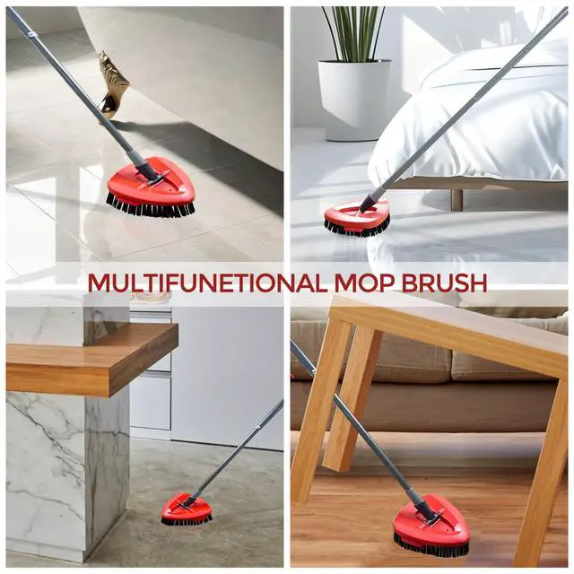 Alt view image 6 of 7 - 2 Pack Spin Scrub Brush | Stiff Bristle Cleaning Brush for Kitchen Bathroom and Various Hard Surfaces